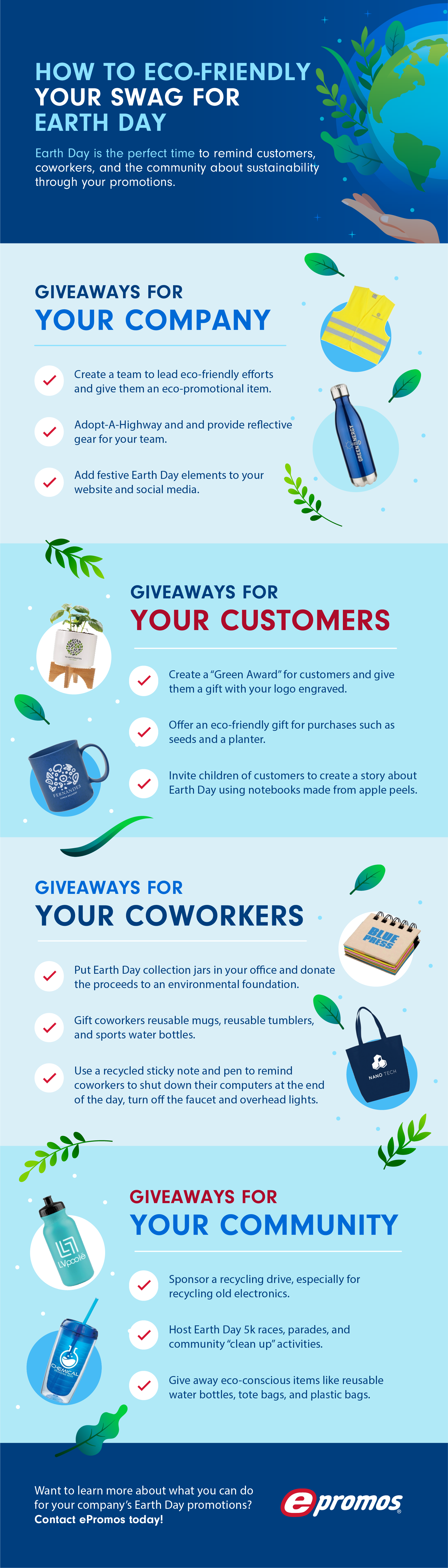 earth day promotions