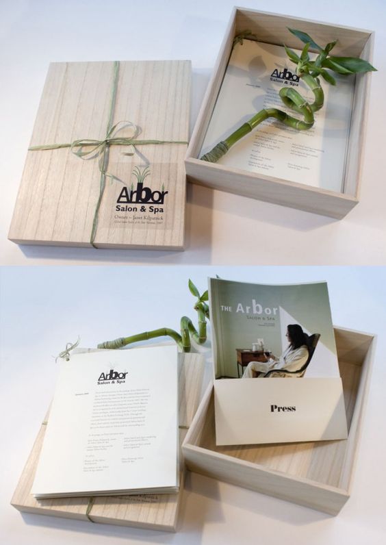 Press kit from Arbor Salon and Spa