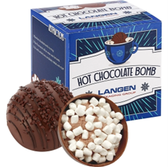 Custom branded hot chocolate bomb gift